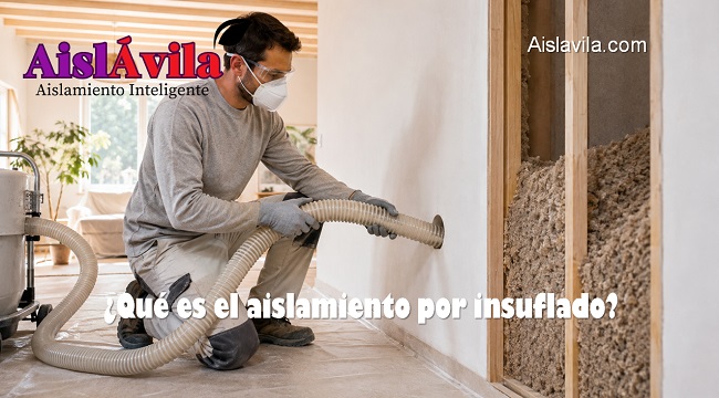 qué es el aislamiento por insuflado